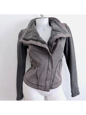 Marrakech By Anthropologie Moto Jacket Women Size XS